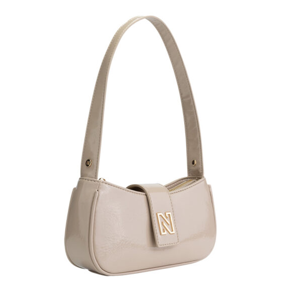 NIKKIE Dasha Patent Shoulderbag Hummus/Gold