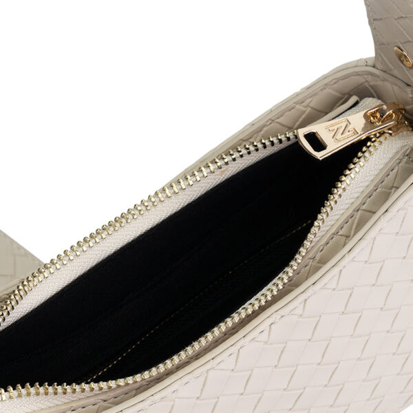 NIKKIE Dasha Braided Shoulderbag Pearl/Gold
