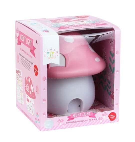 A Little Lovely Company Little Night Light Mushroom House Fairies