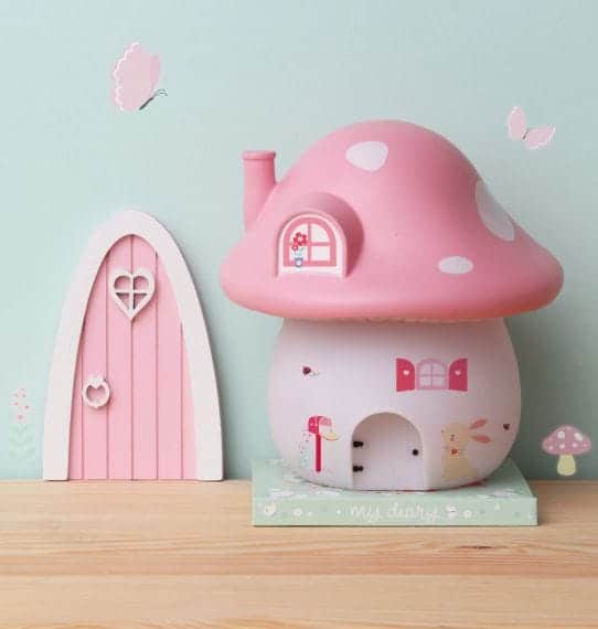 A Little Lovely Company Little Night Light Mushroom House Fairies