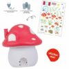 A Little Lovely Company Little Night Light Mushroom House Forest