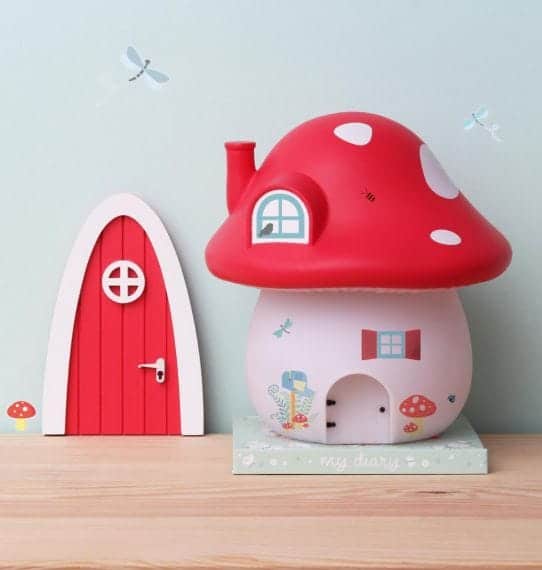 A Little Lovely Company Little Night Light Mushroom House Forest