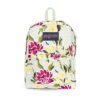 JanSport SuperBreak One Backpack + Medium Accesory Pouch Garden Tea Party