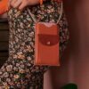 Sticky Lemon The Sticky Sis Club Phone Pouch | La Promenade | Ton Sur Ton | Croissant Brown