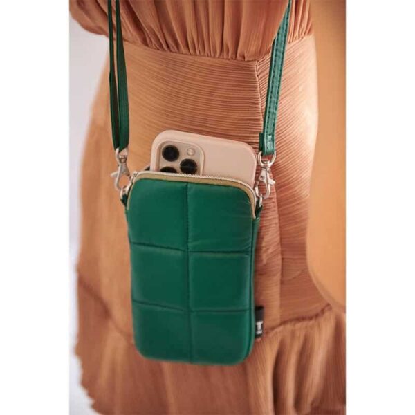 Tinne + Mia Luce Puffy Phone Pouch Aventurine