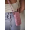 Tinne + Mia Luce Puffy Phone Pouch Cameo Blush