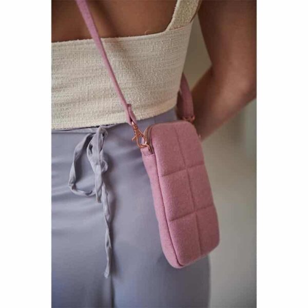 Tinne + Mia Luce Puffy Phone Pouch Cameo Blush