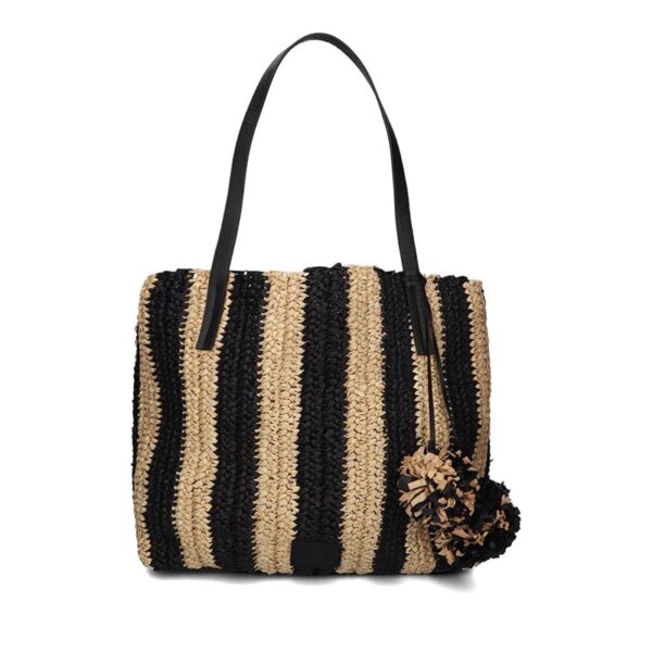 Fred De La Bretoniere Shopper Black/Beige