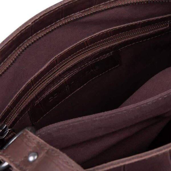 Cowboysbag Big Croco Crossbody Homedale Hickory