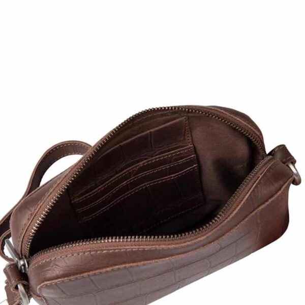 Cowboysbag Big Croco Crossbody Timber Black
