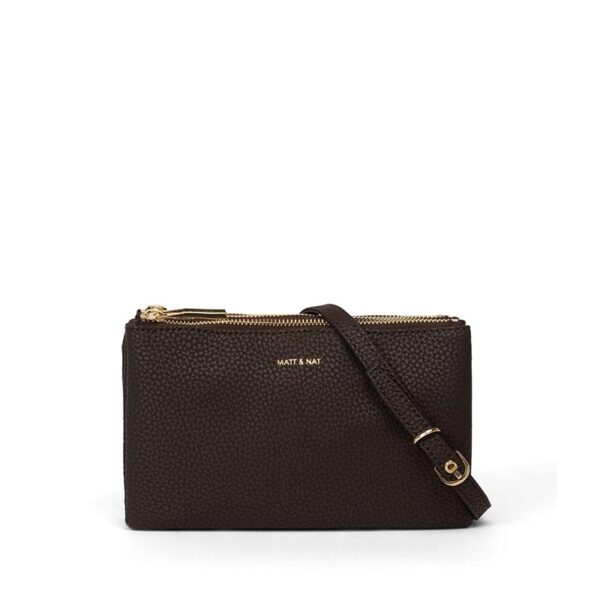 Matt & Nat Triplet Purity Crossbody Bag Truffle