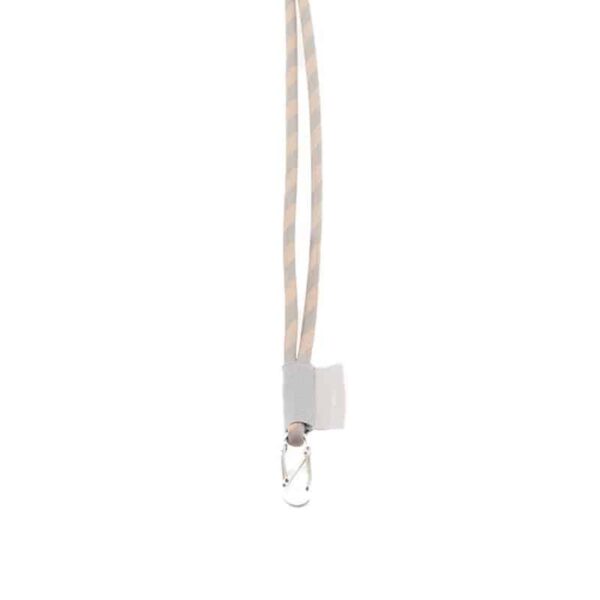 Tinne + Mia Elia Puffy Key Lanyard Long Stripes Blush