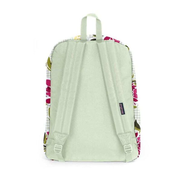 JanSport SuperBreak One Backpack + Medium Accesory Pouch Garden Tea Party
