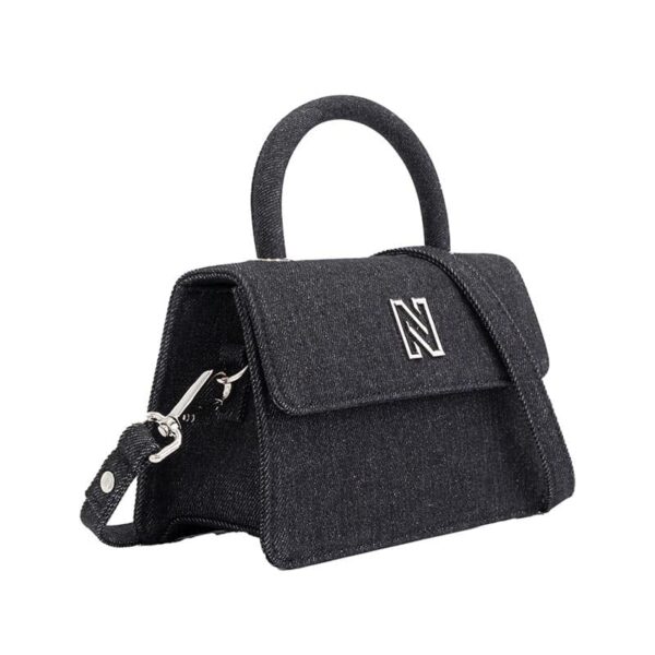 NIKKIE Small Handle Shoulderbag Black Denim