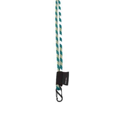 Tinne + Mia Elia Puffy Key Lanyard Long Stripes Green