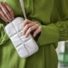 Tinne + Mia Luce Puffy Phone Pouch Silvery
