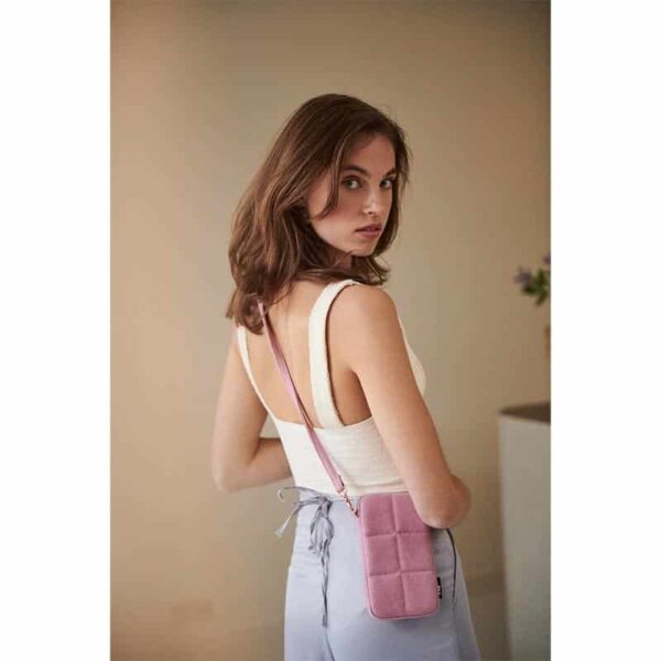 Tinne + Mia Luce Puffy Phone Pouch Cameo Blush