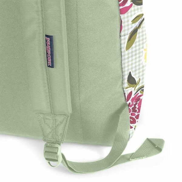 JanSport SuperBreak One Backpack + Medium Accesory Pouch Garden Tea Party