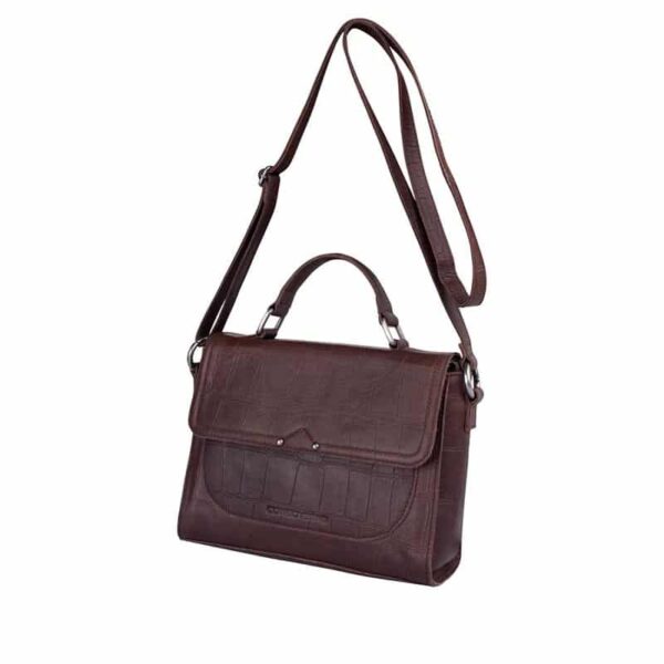 Cowboysbag Big Croco Citybag Rigby Hickory