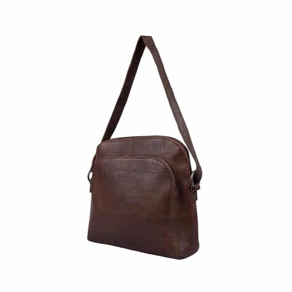 Cowboysbag Big Croco Crossbody Caldwell Hickory