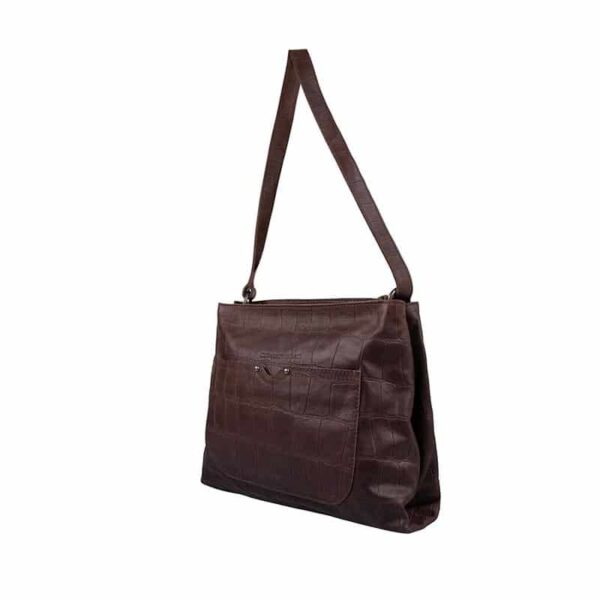 Cowboysbag Big Croco Crossbody Homedale Hickory