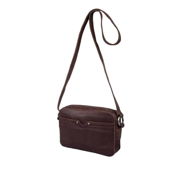 Cowboysbag Big Croco Crossbody Timber Hickory