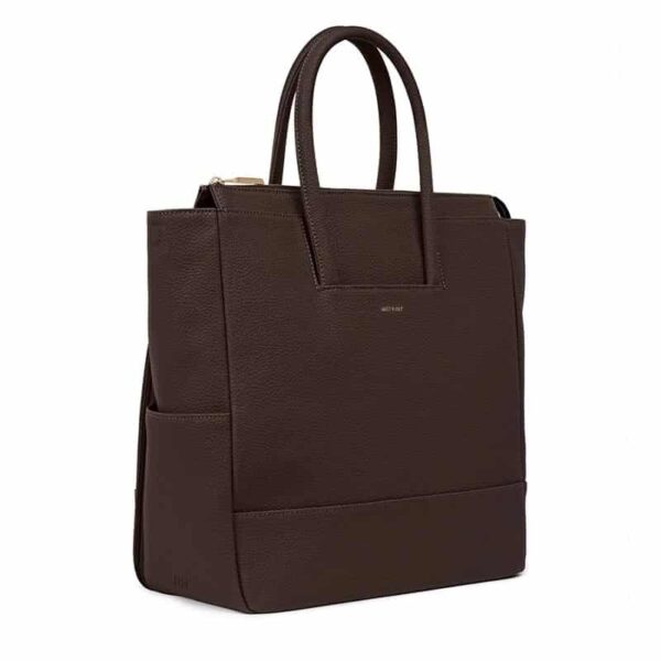 Matt & Nat PERCIO Vegan Diaper Bag Purity Chocolate