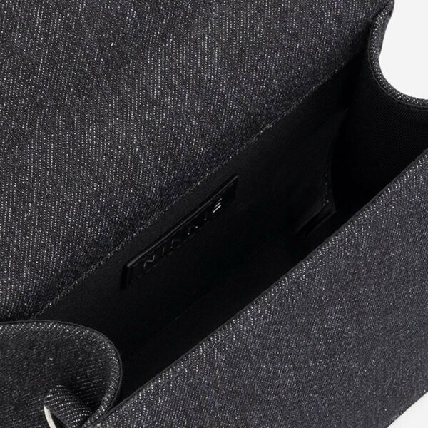 NIKKIE Small Handle Shoulderbag Black Denim