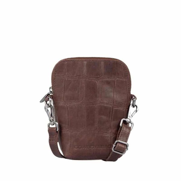Cowboysbag Big Croco Phone Bag Brogan Hickory