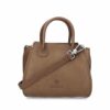 Fred de la Bretoniere Handbag Soft Grain Leather Brown