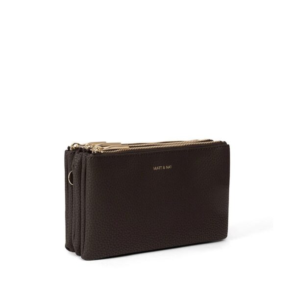 Matt & Nat Triplet Purity Crossbody Bag Truffle