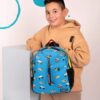 Zebra Trends School Backpack Gaming Aqua