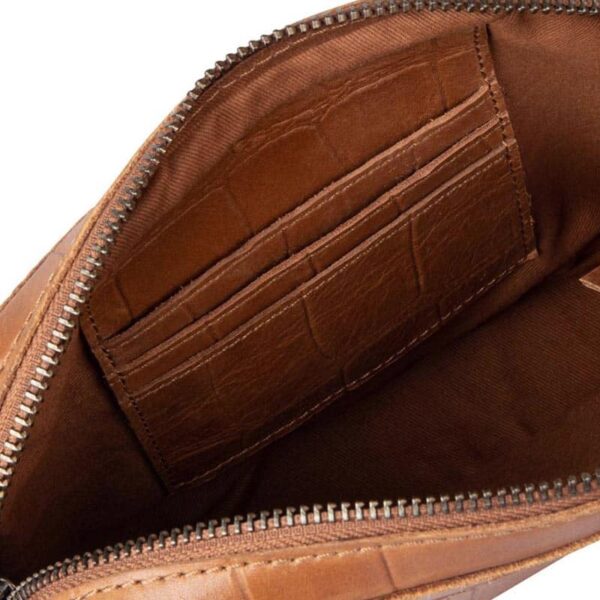 Cowboysbag Big Croco Crossbody Timber Fawn