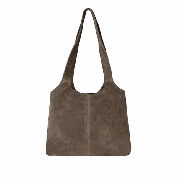 Cowboysbag Suede Handbag Cody Gargoyle Grey