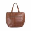 Cowboysbag Big Croco Handbag Midvale Fawn