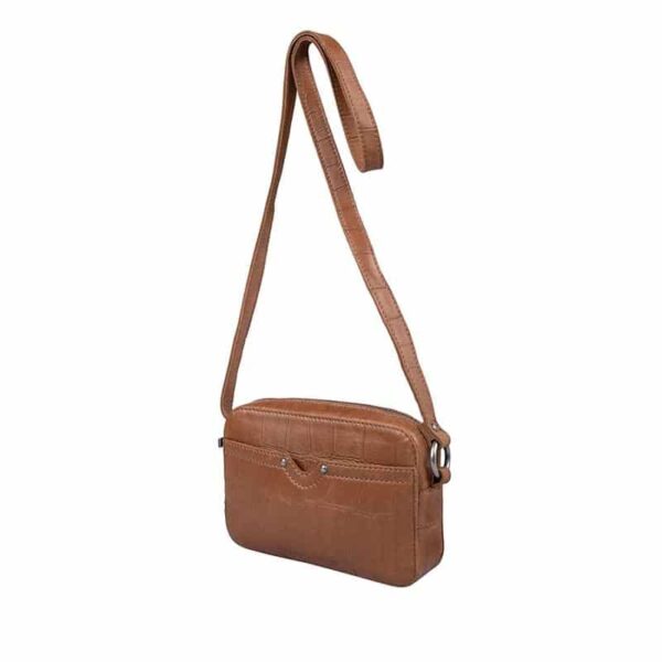 Cowboysbag Big Croco Crossbody Timber Fawn