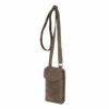 Cowboysbag Suede Phone Purse Richfield Gargoyle Grey