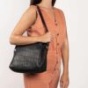 Cowboysbag Big Croco Crossbody Caldwell Hickory