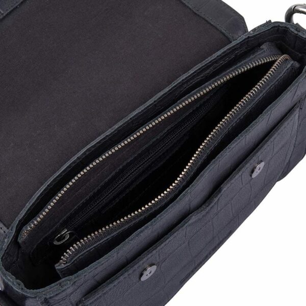 Cowboysbag Big Croco Citybag Rigby Black