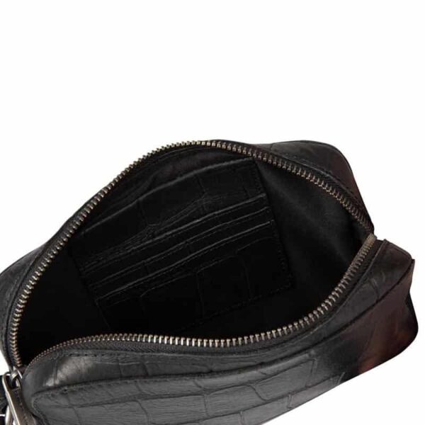 Cowboysbag Big Croco Crossbody Timber Black