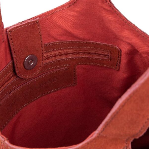 Cowboysbag Suede Handbag Alpha Brandy