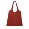 Cowboysbag Suede Handbag Alpha Brandy