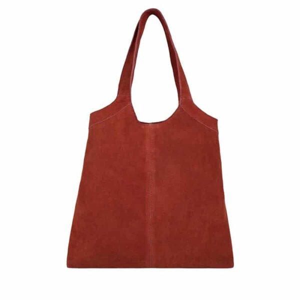 Cowboysbag Suede Handbag Alpha Brandy