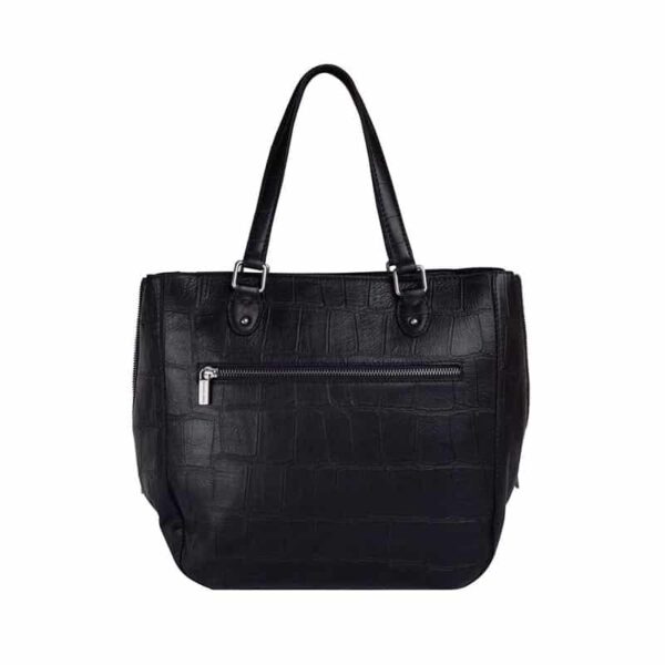 Cowboysbag Big Croco Handbag Midvale Black