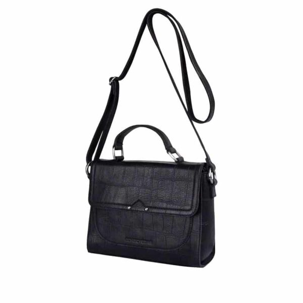 Cowboysbag Big Croco Citybag Rigby Black