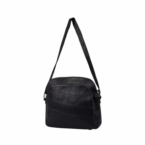 Cowboysbag Big Croco Crossbody Caldwell Black