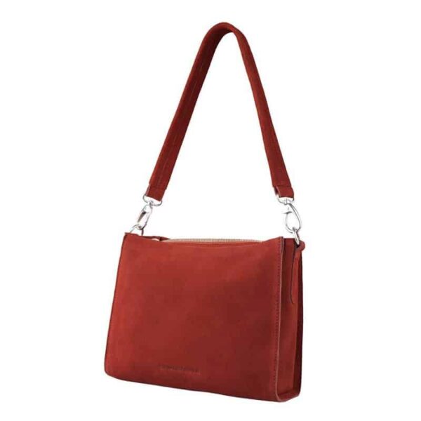 Cowboysbag Suede Crossbody Melba Gargoyle Grey