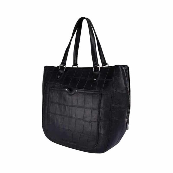 Cowboysbag Big Croco Handbag Midvale Black
