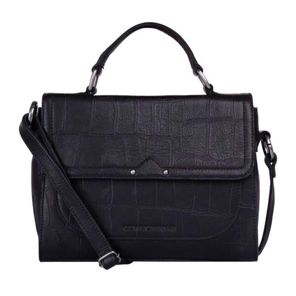 Cowboysbag Big Croco Citybag Rigby Black
