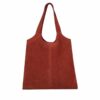 Cowboysbag Suede Handbag Alpha Brandy